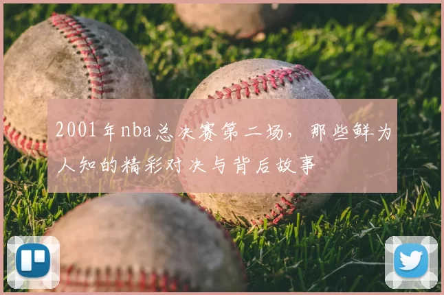 2001年nba总决赛第二场，那些鲜为人知的精彩对决与背后故事