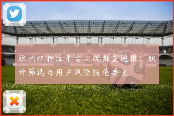 欧洲杯押注平台合规抽查通报：软件筛选与用户风险防范要点